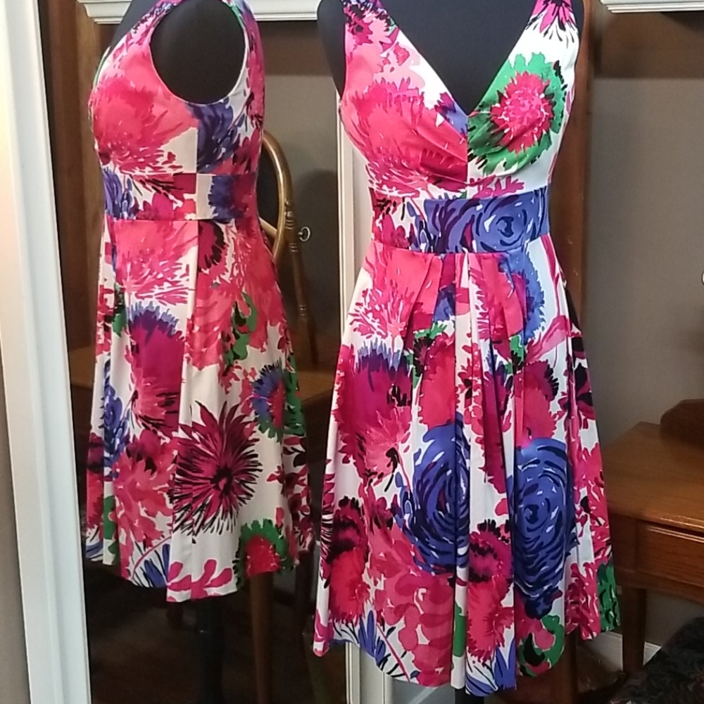 Maggie Boutique multi bright colors size 8
